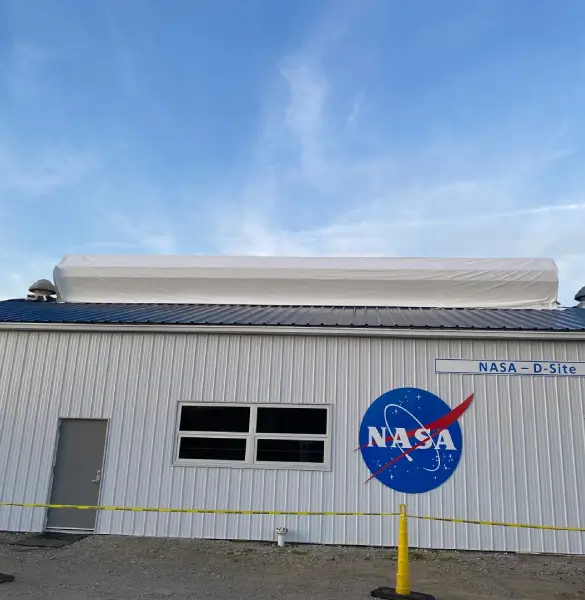 NASA Site-D off-limits area
