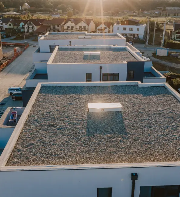 Built-up commercial roofing